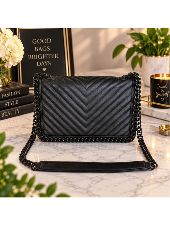 ALDO Handbags - Women's ALDO Black Quilted Shoulder Bag One Size